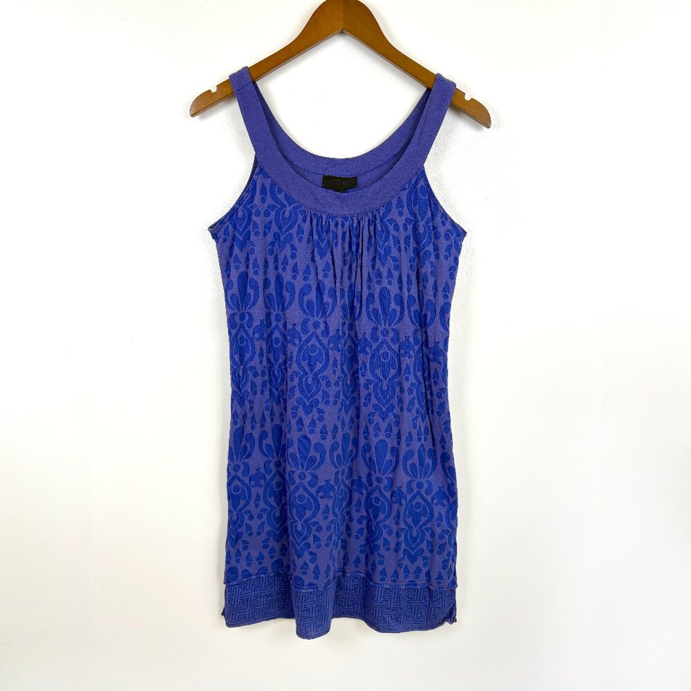 Athleta Knit Burnout Knit Cotton Blend Athleisure Wear Dress - Picture 2 of 9